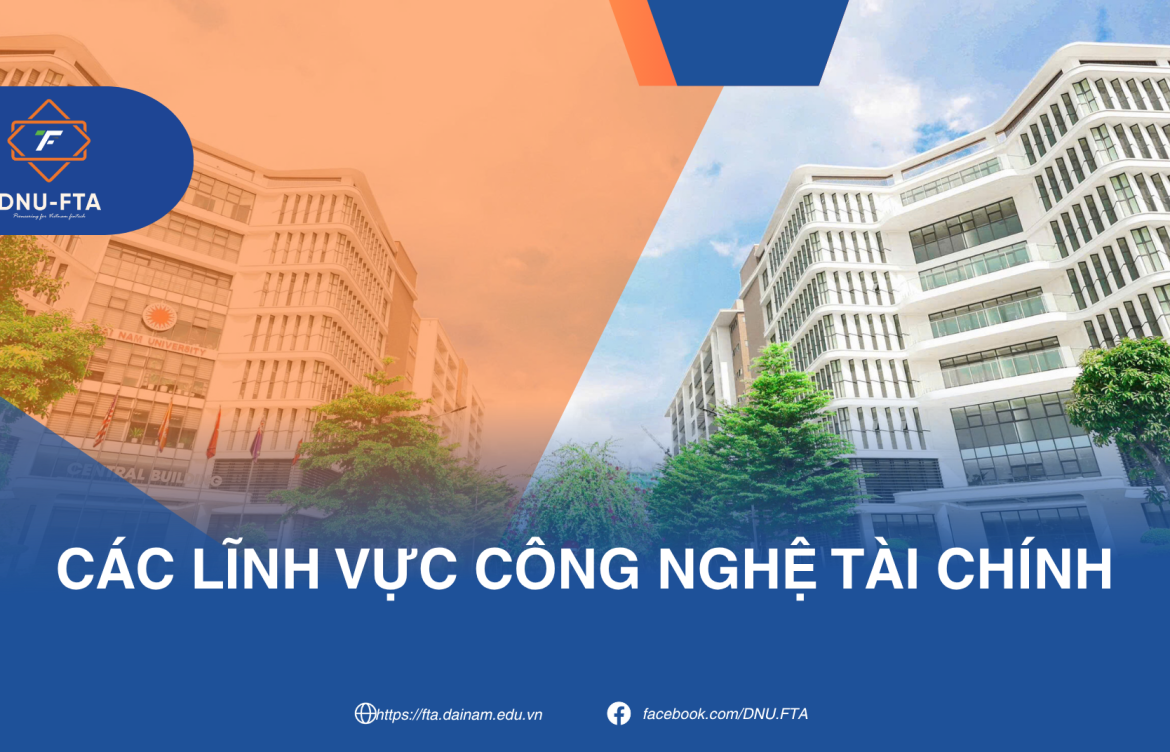 Các lĩnh vực của Fintech
