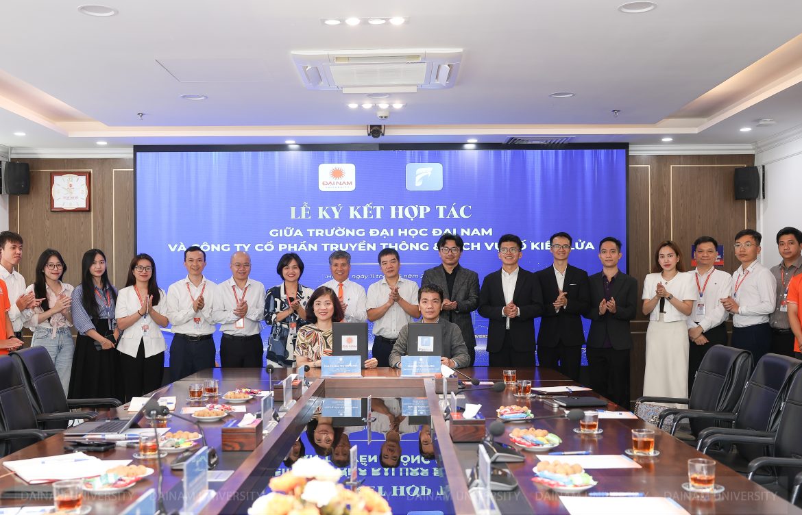 Trường Đại học Đại Nam ký kết hợp tác với Công ty Cổ phần Truyền thông & Dịch vụ Số Kiến Lửa mở rộng đào tạo Fintech gắn với thực tiễn